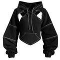 Cropped Pullover Hoodie